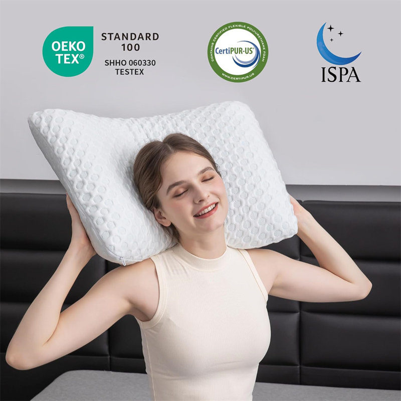 Firm memory fashion foam pillows